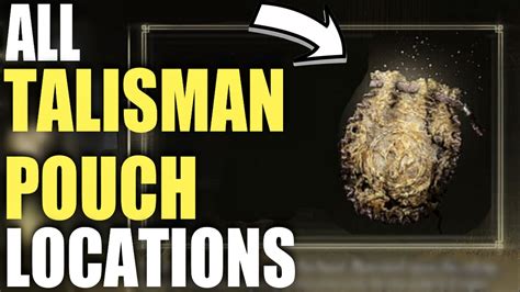 elden ring talisman pouch|Talisman Pouch Effects and Locations .